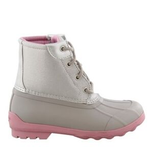 Sperry Womens Saltwater Duck Rubber Quilted Port Boots Girls shoes sz 5M